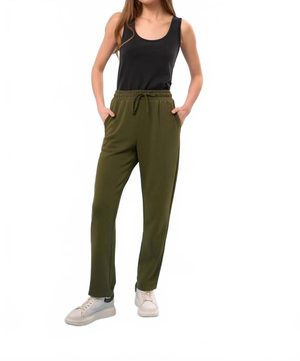 NEW FRENCH KYSS lounge pant in army